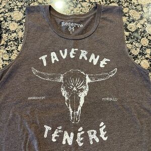 Sundance Taverne Tenere longhorn sleeveless boho tank top